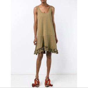 No. 21 A-Line Pom Pom Tassel Dress Sz 40